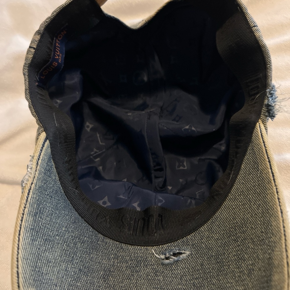 Louis Vuitton Denim Monogram Cap - Washed Blue - Picture 2 of 4